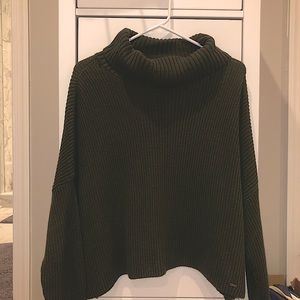 Hollister Cropped Turtleneck Sweater